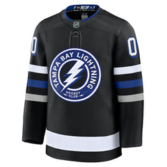 Tampa Bay Lightning Fanatics Alternate Premium Custom Jersey Black