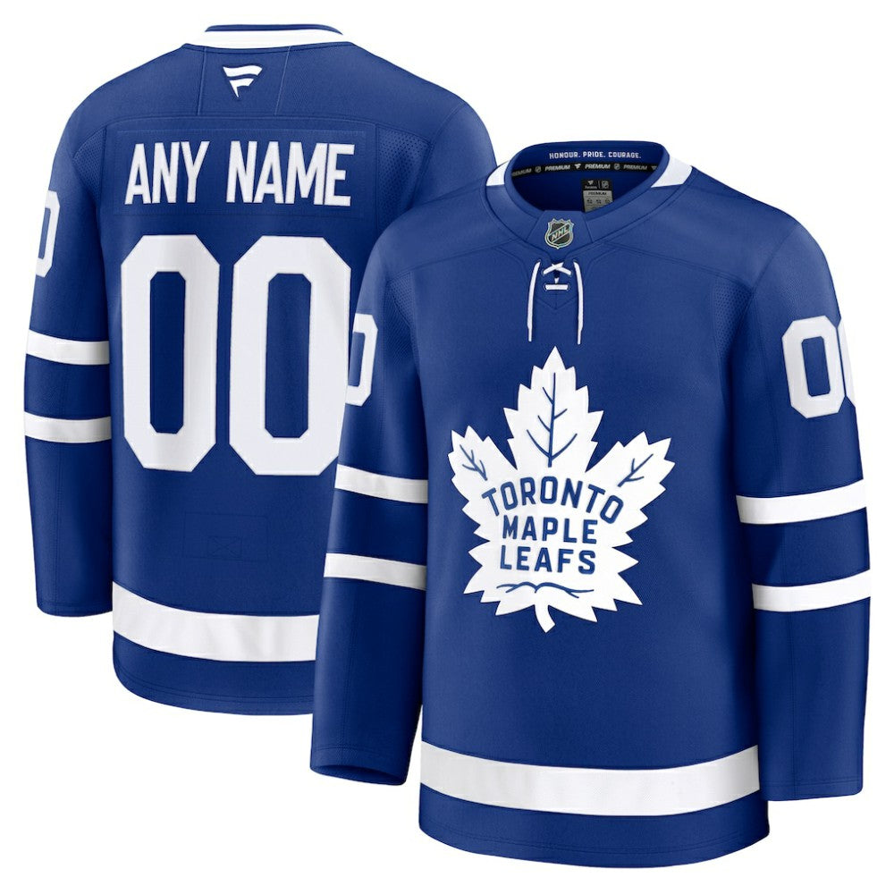 Toronto Maple Leafs Fanatics Home Premium Custom Jersey Blue