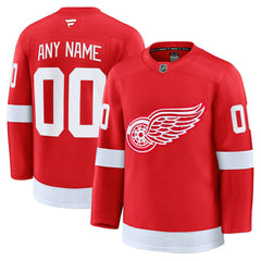 Detroit Red Wings Fanatics Home Premium Custom Jersey Red