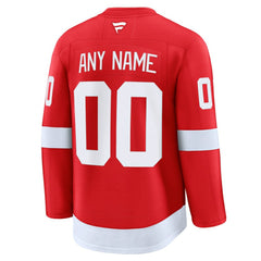 Detroit Red Wings Fanatics Home Premium Custom Jersey Red