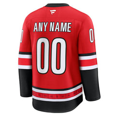 Carolina Hurricanes Fanatics Alternate Premium Custom Jersey Red