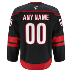 Carolina Hurricanes Fanatics Home Authentic Pro Custom Jersey Black