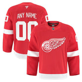 Detroit Red Wings Fanatics Home Authentic Pro Custom Jersey Red