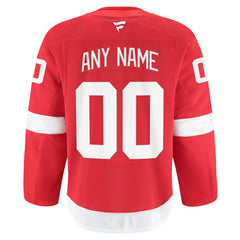 Detroit Red Wings Fanatics Home Authentic Pro Custom Jersey Red