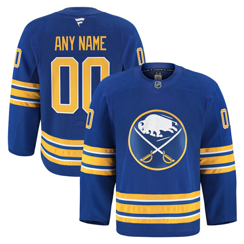 Buffalo Sabres Fanatics Home Authentic Pro Custom Jersey Royal