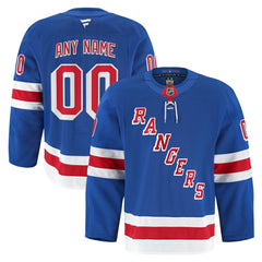 New York Rangers Fanatics Home Authentic Pro Custom Jersey Royal