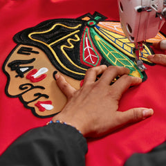 Chicago Blackhawks Fanatics Home Authentic Pro Custom Jersey Red