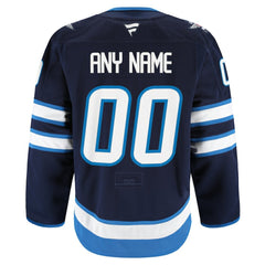 Winnipeg Jets Fanatics Home Authentic Pro Custom Jersey Navy