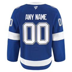Tampa Bay Lightning Fanatics Home Authentic Pro Custom Jersey Blue