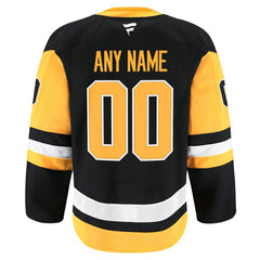 Pittsburgh Penguins Fanatics Home Authentic Pro Custom Jersey Black