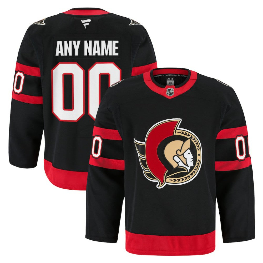 Ottawa Senators Fanatics Home Authentic Pro Custom Jersey Black
