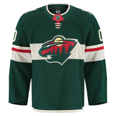 Minnesota Wild Fanatics Home Authentic Pro Custom Jersey Green