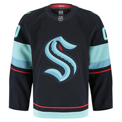 Seattle Kraken Fanatics Home Authentic Pro Custom Jersey Navy