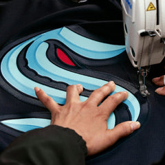 Seattle Kraken Fanatics Home Authentic Pro Custom Jersey Navy
