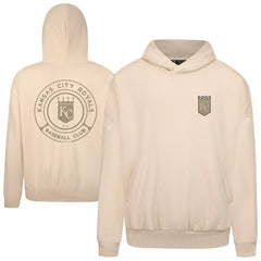 Kansas City Royals Levelwear Contact Oversized Pullover Hoodie Khaki