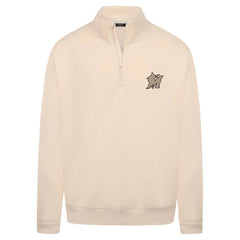 Miami Marlins Levelwear Murray Quarter-Zip Sweatshirt Khaki