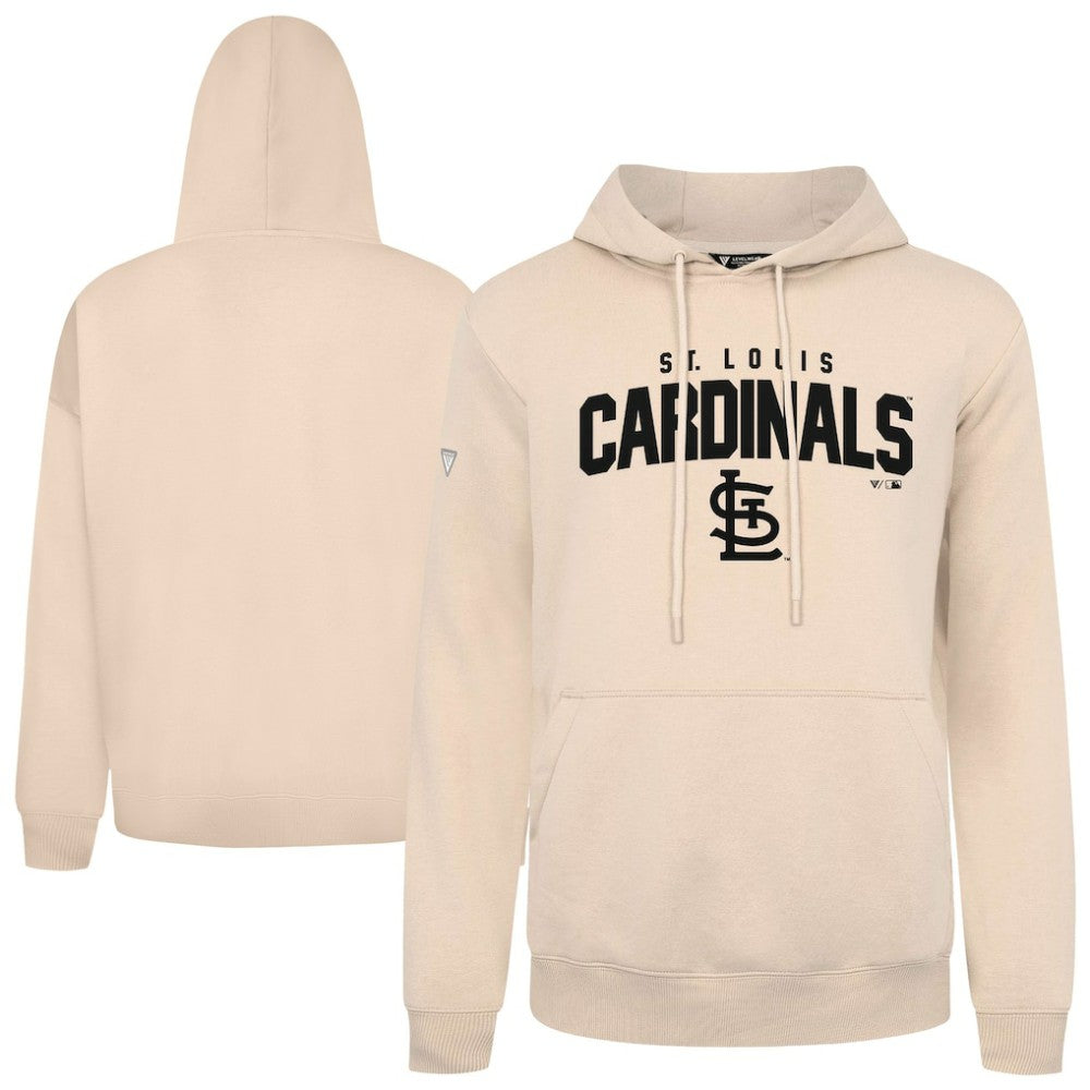 St. Louis Cardinals Levelwear Podium Team Arch Pullover Hoodie Khaki