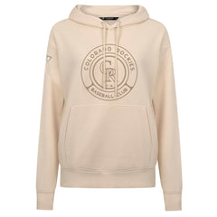 Colorado Rockies Levelwear Women's Adorn Gateway Pullover Hoodie Khaki