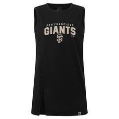 San Francisco Giants Levelwear Women's Influx Team Arch Tank Top Black