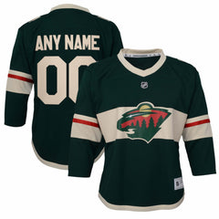 Minnesota Wild Youth Replica Custom Jersey Green