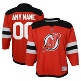 New Jersey Devils Youth Replica Custom Jersey Red