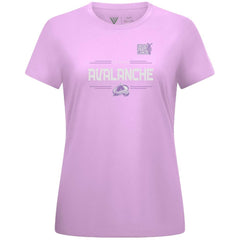 Cale Makar Colorado Avalanche Levelwear Women's Hockey Fights Cancer Anthem Name & Number T-Shirt Lavender