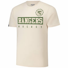 Adam Fox New York Rangers Levelwear 2024 NHL Military Appreciation Richmond Delta Player Name & Number T-Shirt Khaki