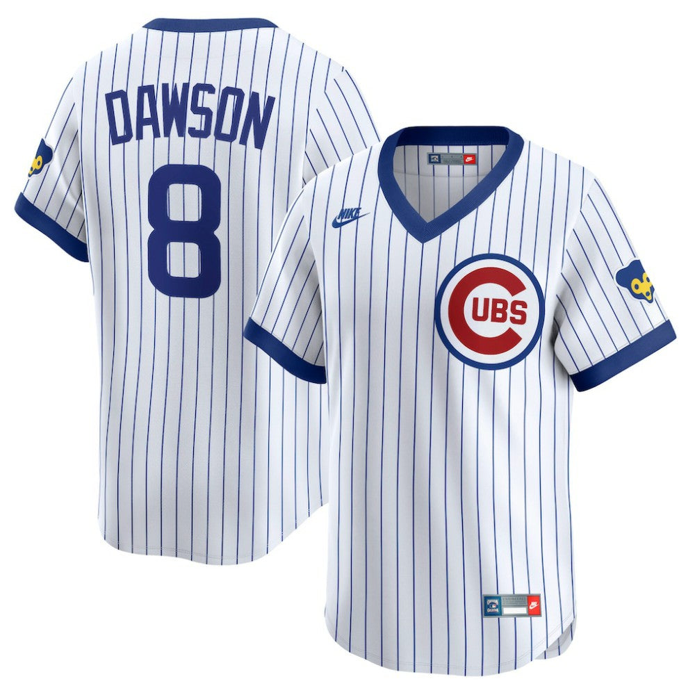 Andre Dawson Chicago Cubs Throwback Cooperstown Collection Limited Jersey White | Nike