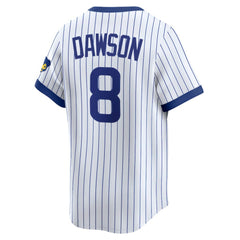 Andre Dawson Chicago Cubs Throwback Cooperstown Collection Limited Jersey - White