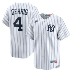 Lou Gehrig New York Yankees Throwback Cooperstown Collection Limited Jersey - White