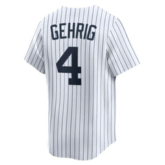 Lou Gehrig New York Yankees Throwback Cooperstown Collection Limited Jersey - White