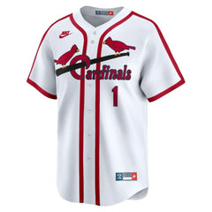 Ozzie Smith St. Louis Cardinals Throwback Cooperstown Collection Limited Jersey - White