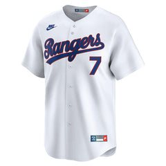 Ivan Rodriguez Texas Rangers Throwback Cooperstown Collection Limited Jersey - White