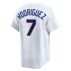 Ivan Rodriguez Texas Rangers Throwback Cooperstown Collection Limited Jersey - White