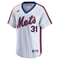 Mike Piazza New York Mets Throwback Cooperstown Collection Limited Jersey - White