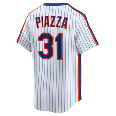 Mike Piazza New York Mets Throwback Cooperstown Collection Limited Jersey - White
