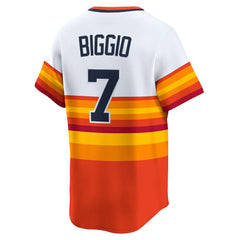 Craig Biggio Houston Astros Throwback Cooperstown Collection Limited Player Jersey - White
