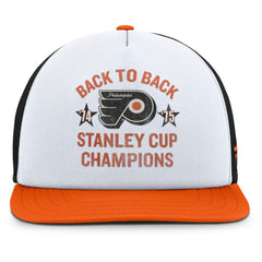 Philadelphia Flyers Fanatics Decades Collection Foam Front Snapback Hat White/Orange