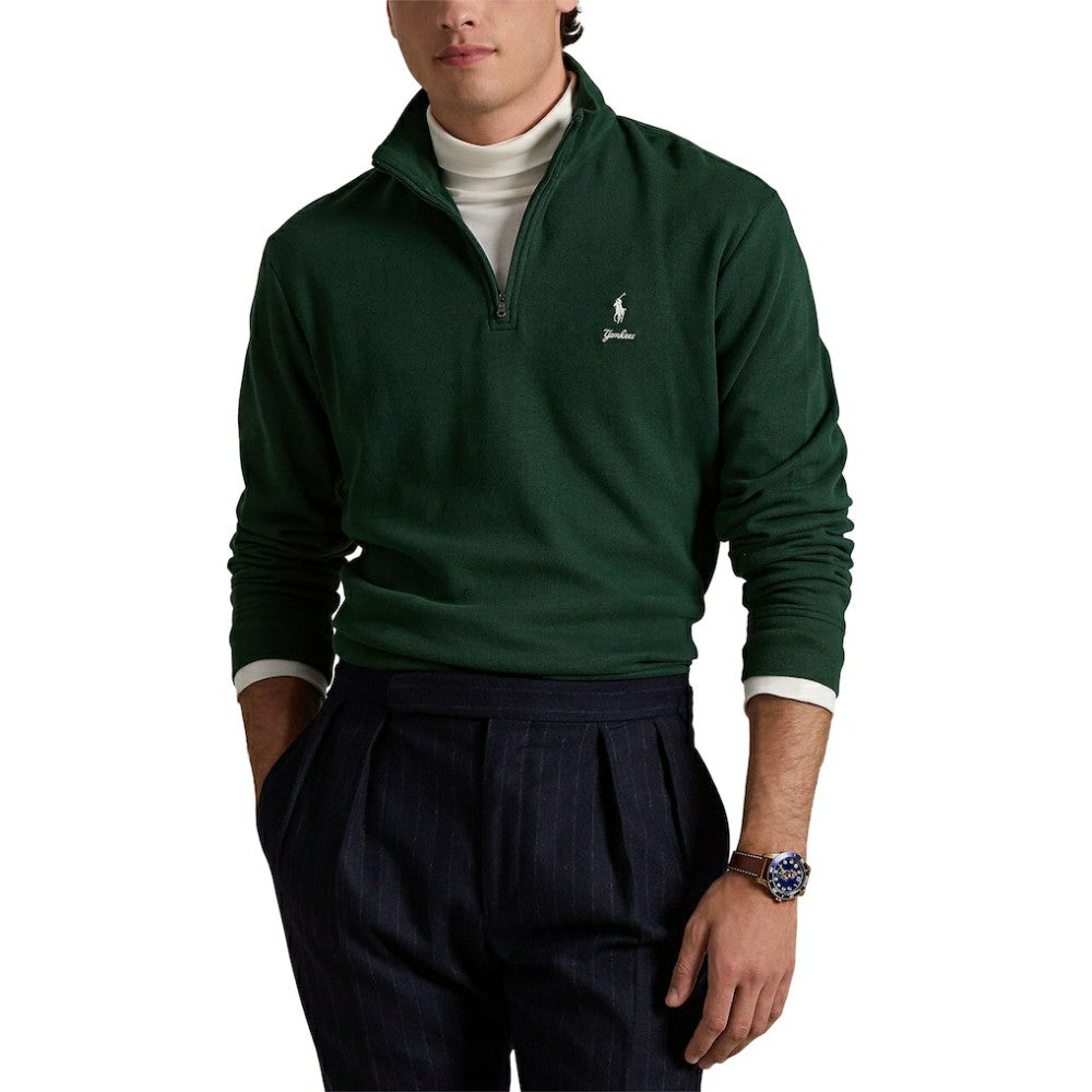 New York Yankees Polo Ralph Lauren Estate Quarter-Zip Sweatshirt Green