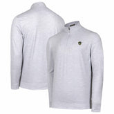 Milwaukee Brewers Sublime Tri-Blend Quarter-Zip Jacket Gray