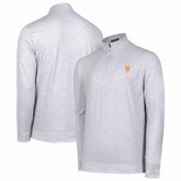 New York Mets Sublime Tri-Blend Quarter-Zip Jacket Gray