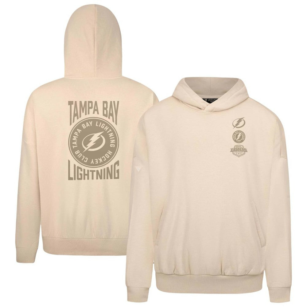 Tampa Bay Lightning Levelwear Contact Stamp Pullover Hoodie Cream