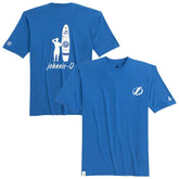 Tampa Bay Lightning johnnie-O Heathered Spencer T-Shirt Blue