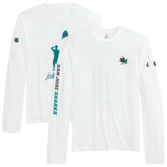 San Jose Sharks johnnie-O Adam Long Sleeve T-Shirt White