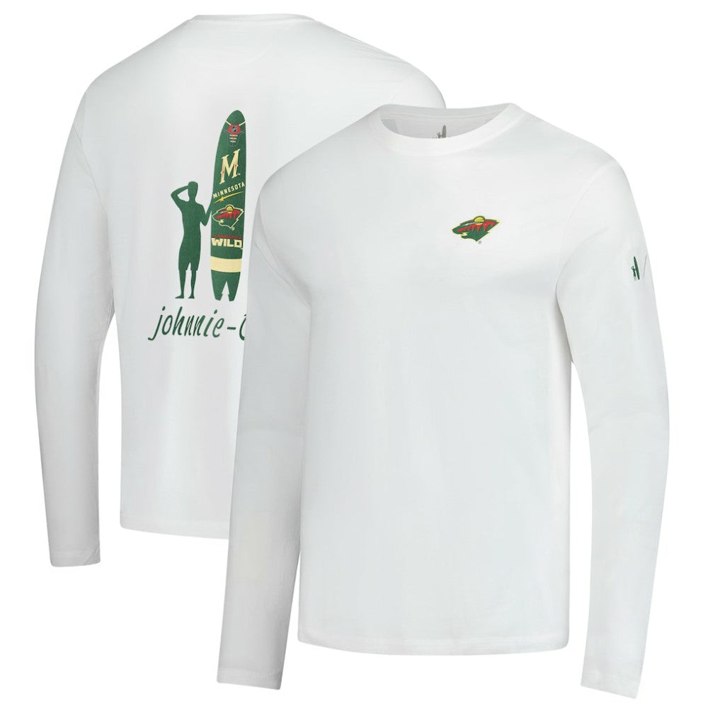 Minnesota Wild johnnie-O Adam Long Sleeve T-Shirt White