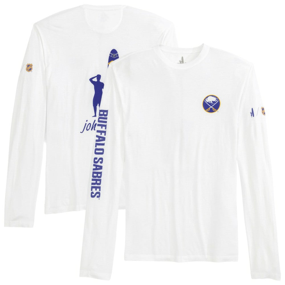 Buffalo Sabres johnnie-O Adam Long Sleeve T-Shirt White