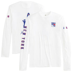 New York Rangers johnnie-O Adam Long Sleeve T-Shirt White