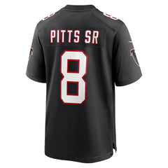 Kyle Pitts Sr. Atlanta Falcons Alternate Game Jersey - Black