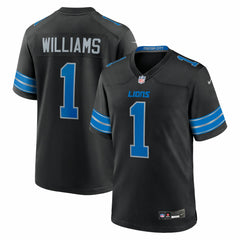 Jameson Williams Detroit Lions Alternate Game Player Jersey - Black