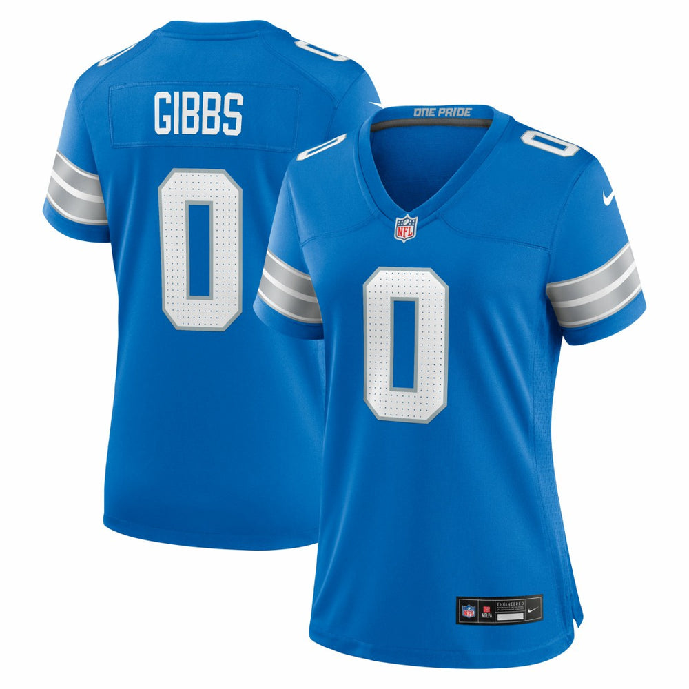 Jahmyr Gibbs Detroit Lions Women's Game Player Jersey - Blue